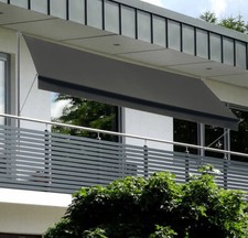 Klemmmarkise 300 x 150 cm Markise Balkonmarkise Sonnenmarkise ohne Bohren