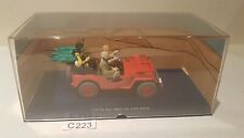  Tim und Struppi Tintin Auto Willis Jeep in rot Tibet bespielt Box (C223)