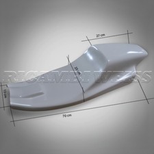 DR180 HARLEY DAVIDSON SPORTSTER STORZ OPTIK FLAT TRACK GFK Heck Höcker Sitzbank