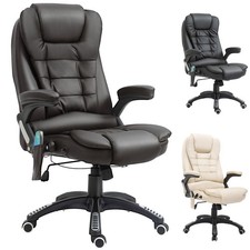 Massagesessel Bürostuhl Drehstuhl mit Wärmefunktion Chefsessel Bürosessel