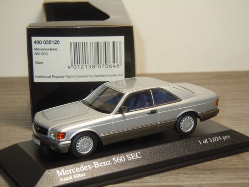 Mercedes 560sec minichamps - -,