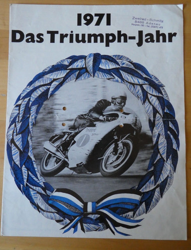 Triumph prospekt 1971 trident - 1971,