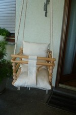 MAMOI Kinderschaukel, Babyschaukel, Zimmerschaukel - Holz