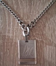 Sterling Silber 925 Panzer kette massiv Herren Gewicht 31,97 