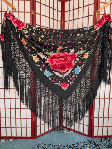 Triangular silk flamenco - silk,,