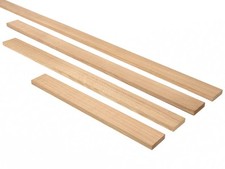 Holzleiste Rechteckleiste Sockelleiste Bastelleiste Eiche Select Natur 18x74mm