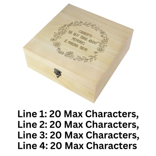 Personalisierter blumenkranz - personalisierter,