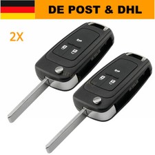 2X Klappschlüssel Gehäuse