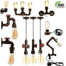 Vintage Retro Eisen Rohr Wand