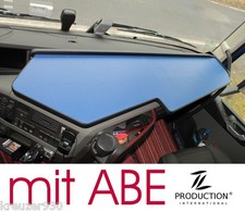 LKW-Tisch VOLVO FH4 mit ABE durchgehender Ablagetisch mit Antirutschmatte Blau