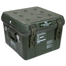 Bundeswehr robuste GFK Transport- und Lagerkiste Wasser-Stoß und staubdicht