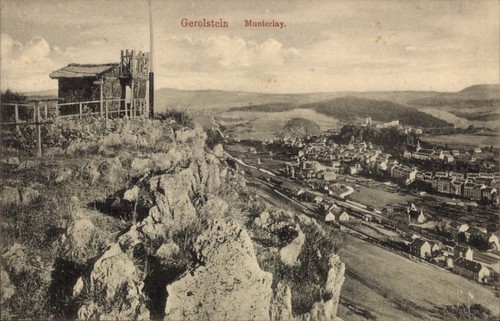 Gerolstein der eifel - ak, in