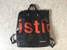 Freitag Tasche Rucksack PETE - schwarz/orange - LKW Plane
