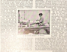 Alte Lithographie, Weberei