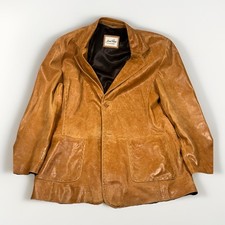 Lederblazer Camel Gr 50