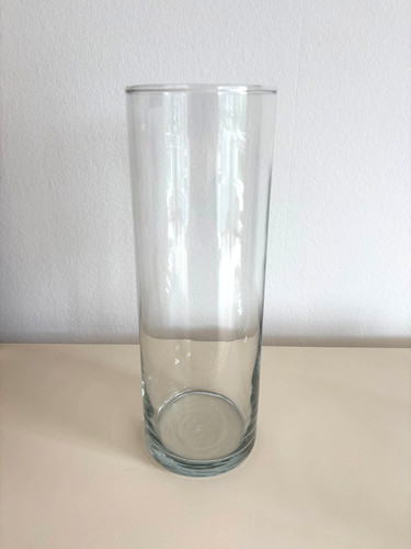 Glas vase zylinder - glas,