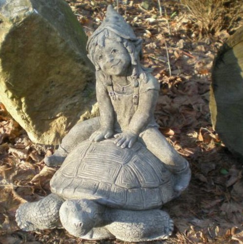 Steinfigur garten hunsrück - steinfigur,