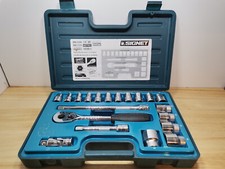 Signet - Profi Steckschlüsselsatz Knarrenkasten Ratsche - 20 teilig - mit Koffer