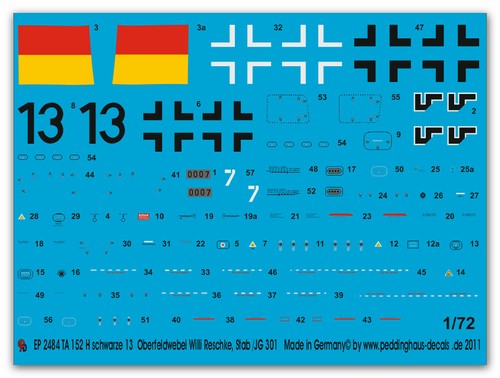 Peddinghaus decals 2484 - peddinghaus-decals, 1/72