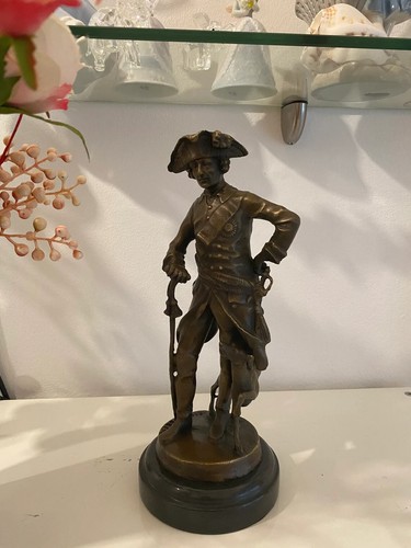 Bronzefigur könig von - bronzefigur,