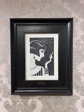 Werbekunstdruck „Waldorf Astoria“ von 1904 in alten massiven Holzrahmen v Conzen