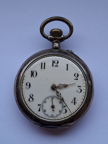 Antike taschenuhr silber 800 - antike,