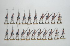 Zinnfiguren, Flachfiguren, Preußen 1806, Grenadiere vorgehend ,  SB