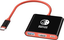 Mini Dock für Nintendo Switch am Fernseher USB-C Hub portable HDMI TV Adapter