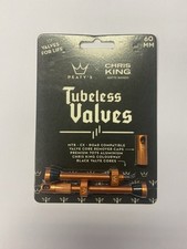 Peaty's x Chris King schlauchlose Tubeless Ventile 60 mm Orange