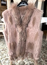 Fellweste Pelzweste rosa