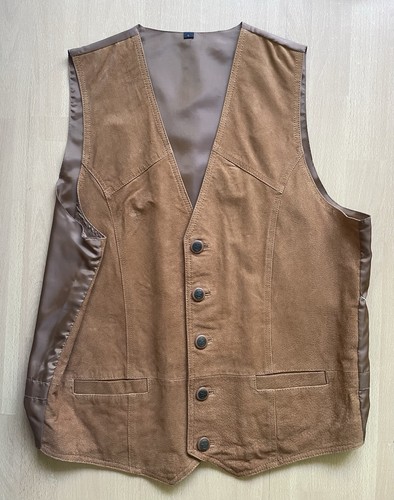 Lederweste herren braun - herren,