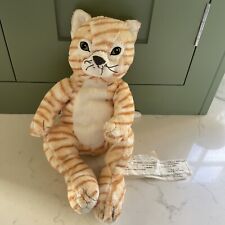 Ikea Gosig Katt Ingwer weiß Tabby Katze weiches Plüschtier Baby Umarmungsspielzeug 12 Zoll langes Etikett