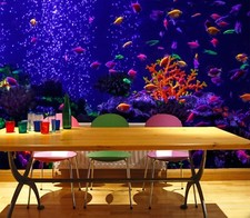 3D Bunt Fische Q7871Tapete