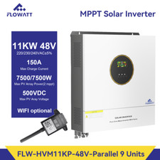 Hybrid Solar Wechselrichter On-grid 2 Mppt 150a 230vac 11kw  48v Optional WIFI