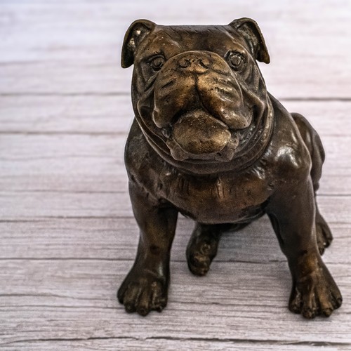 Antike bronze bulldogge - antike,