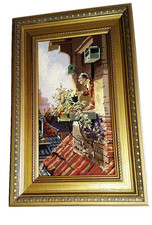 Altes gemälde gobelin - altes,