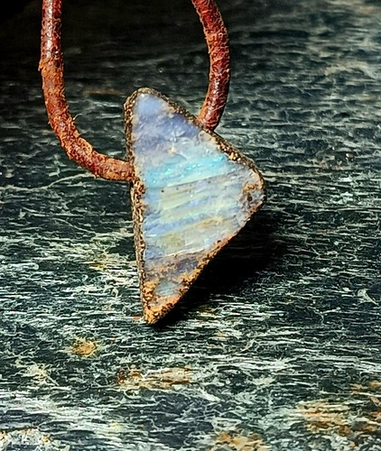 Boulder opal anhänger - boulder,