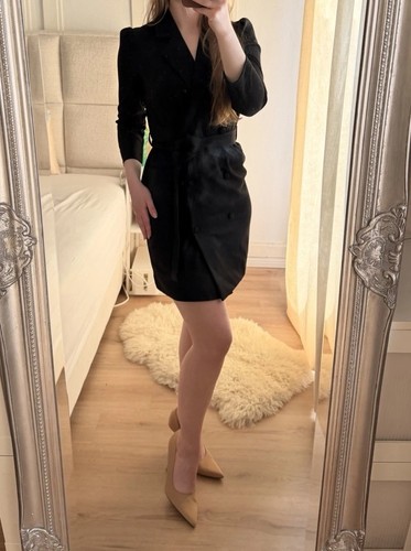 Blazerkleid kleid schwarz - blazerkleid,