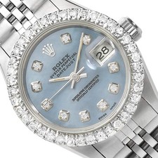 Rolex Datejust Custom Blue