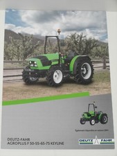 DEUTZ-FAHR AGROPLUS F 50-55-65-75 KEYLINE Traktoren Prospekt 09/2014 ( 3002 )