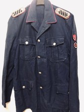 orig. alte Feuerwehr Uniform Jacke ; Ärmelabzeichen