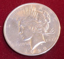 MÜNZE Peace Dollar 1922D
