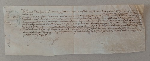 Quittung des ersten - des,