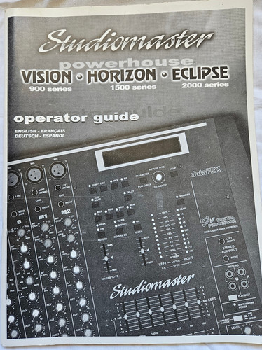 Studiomaster powerhouse vision - studiomaster,
