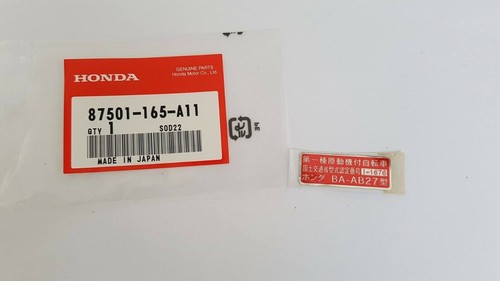 Honda monkey typenschild - honda,