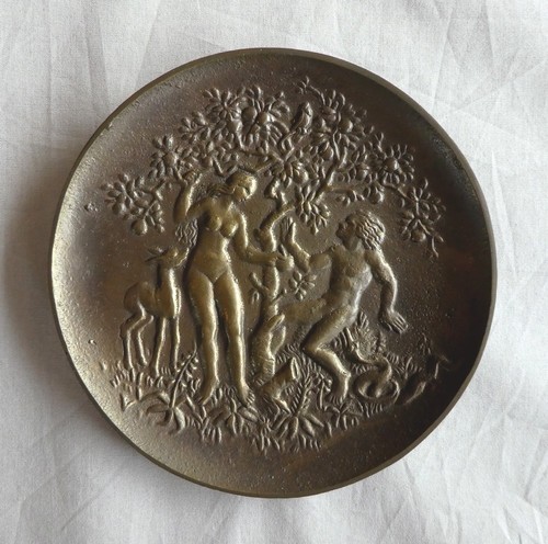 Platte relief bronze - platte,