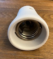 1x E40 Keramik Fassung geriffelt 16A 750V