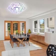 LED Bunt Deckenleuchte Lampe Kristall Deckenlampe Wohnzimmer Schlafzimmer DHL