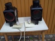 Deutsche Reichsbahnlampe: Zugschlussleuchte Partyleuchte verwendet (elektrisch )
