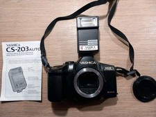 Yashica 109 Multi Program Analoge Spiegelreflexkamera mit CS-203 Auto Blitz